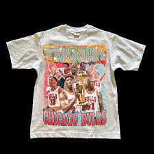 Do Not Disturb. Vintage Tee Bulls 96-97 Champions White