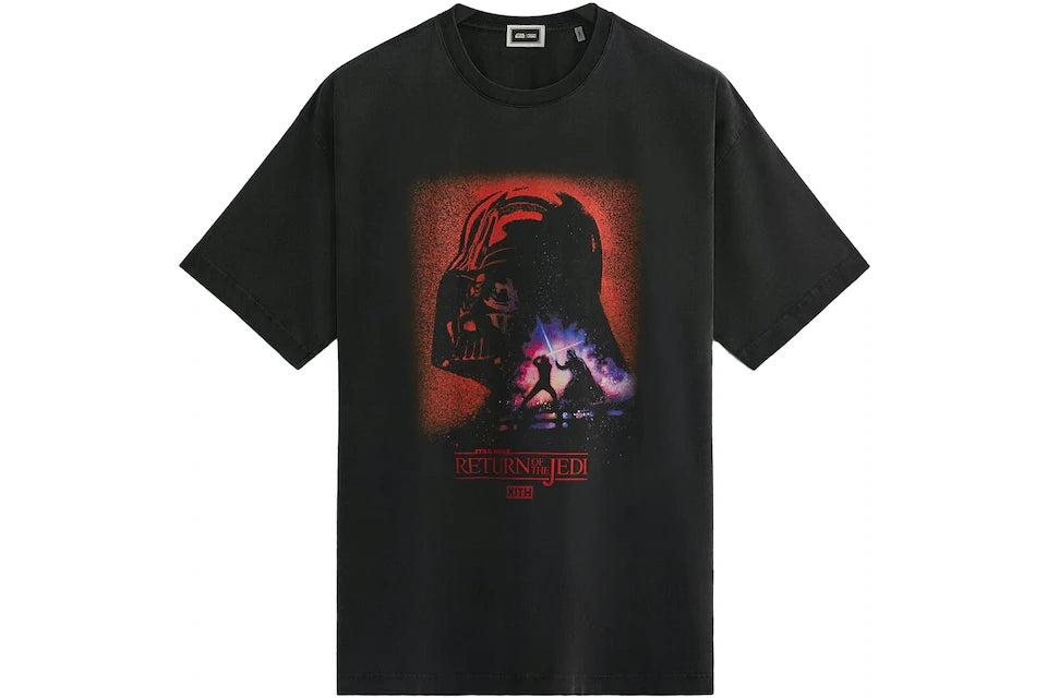 Kith Star Wars Vader Poster Tee Vintage Black