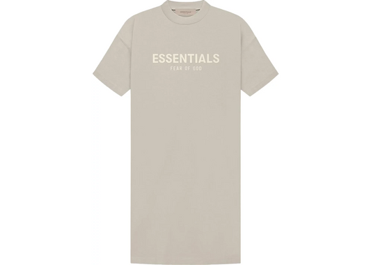 Fear of God Essentials Womens T-shirt Dress Smoke