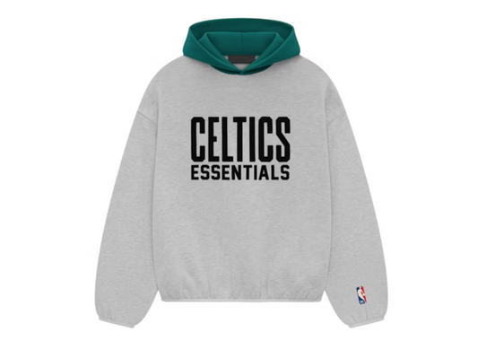 Fear of God Essentials NBA Celtics Hoodie Light Heather