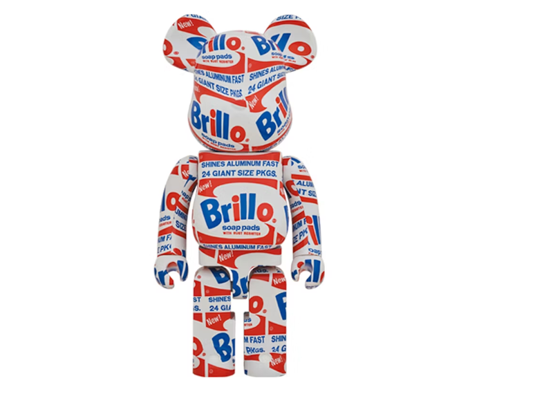 Bearbrick ANDY WARHOL Brillo 1000%