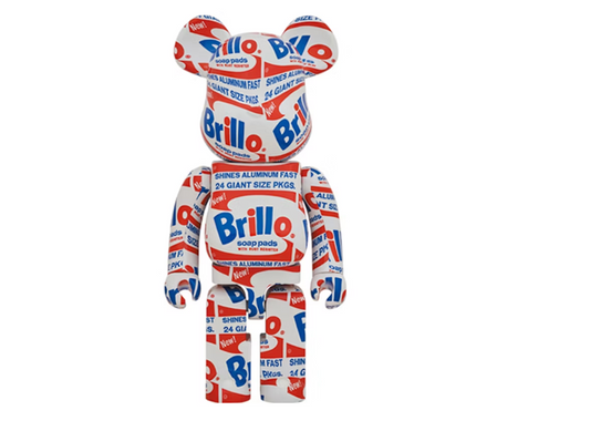 Bearbrick ANDY WARHOL Brillo 1000%