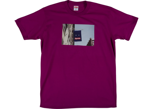 Supreme Banner Tee Magenta