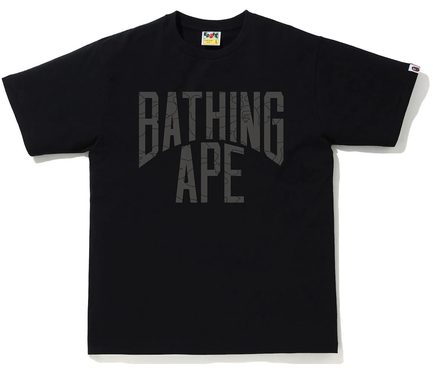 BAPE Line 1st Camo NYC Logo Tee Black/Black