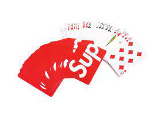 Supreme SUP Red Deck Playing Cards