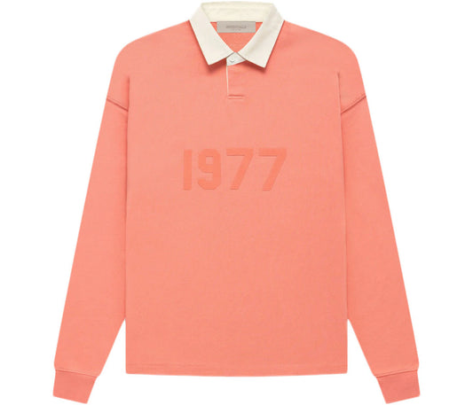 Fear of God Essentials Henley Rugby Coral