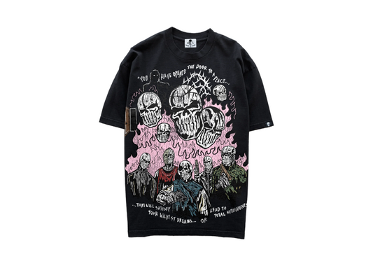 Warren Lotas Pistol Crew Tee Black Pink