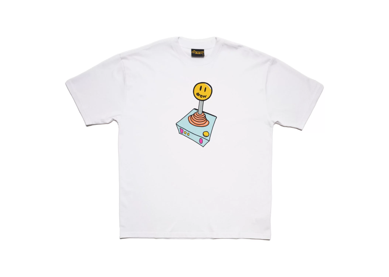 drew house Joystick T-Shirt White