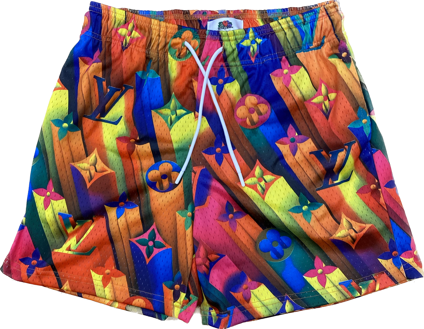 Mr. Remade LV Shorts Rainbow