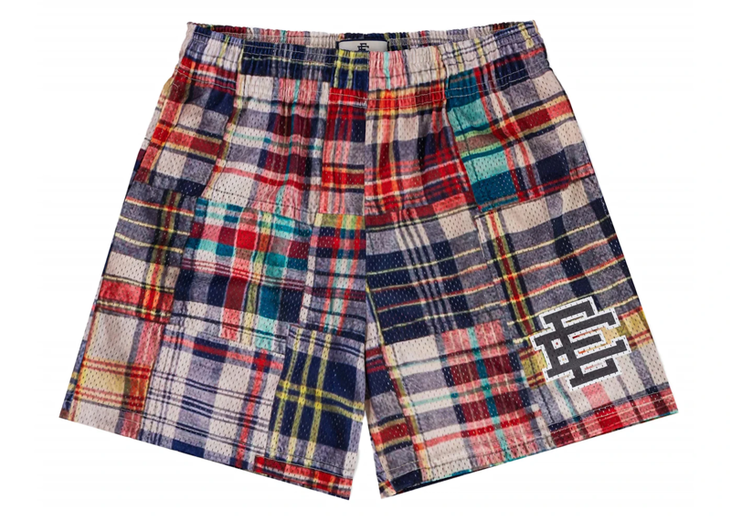 Eric Emanuel EE Basic Short Madras Plaid/Grey EE