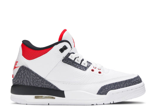 Air Jordan 3 Retro Denim SE GS Fire Red