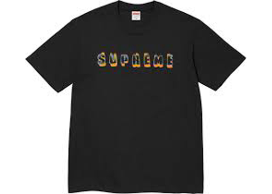 Supreme Stencil Tee Black