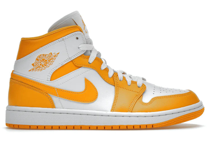 Jordan 1 Mid White University Gold (Womens)