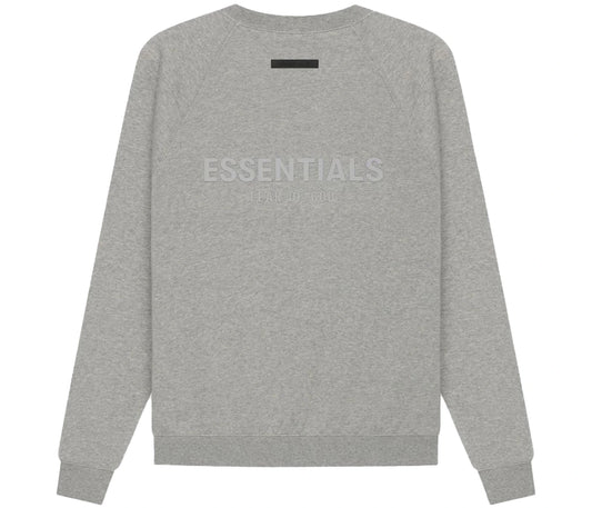 Fear of God Essentials Pull-Over Crewneck Dark Heather Oatmeal