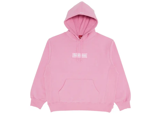 Supreme Box Logo Hooded Sweatshirt Sweatshirt (FW24) Pink