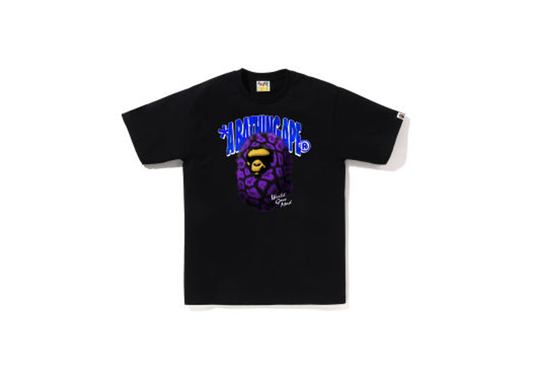 BAPE Fur Ape Tee Black