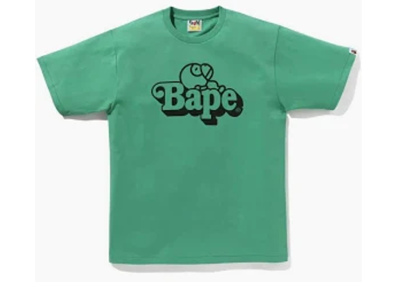 BAPE Milo on Bape Tee Green