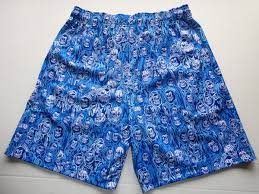 Warren Lotas Blue Reaper Camo Mesh Shorts