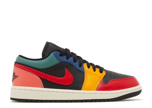 Wmns Air Jordan 1 Low SE Black Multi-Color