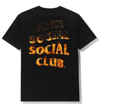 Anti Social Social Club A Fire Inside Tee Black