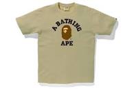 BAPE College Tee (SS22) Beige