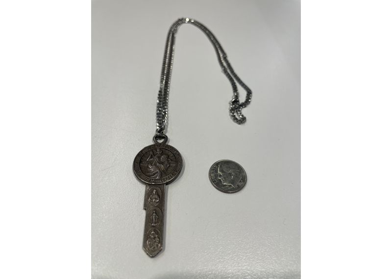 Supreme St. Christopher Key Pendant / Chain / Necklace - FW11