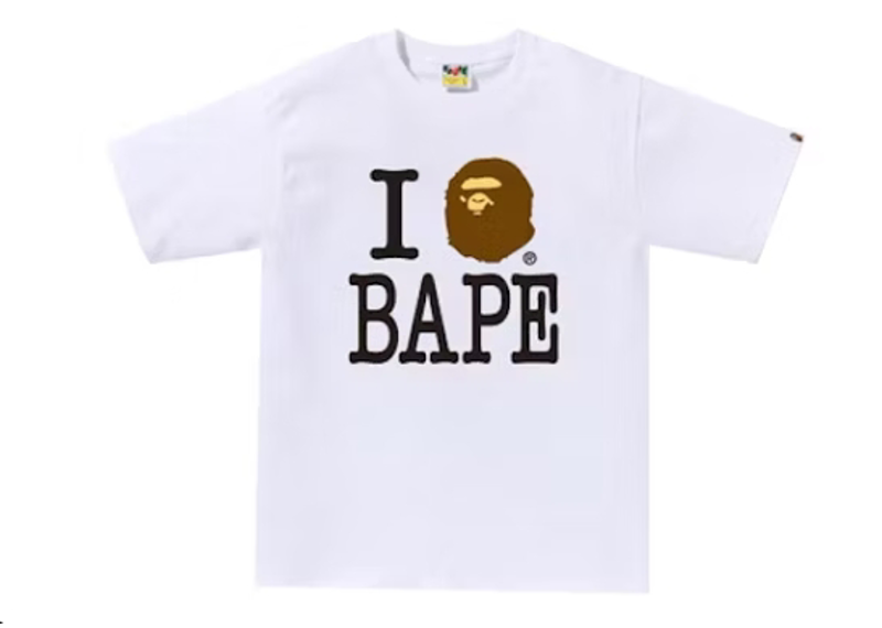 BAPE I Love BAPE Tee White