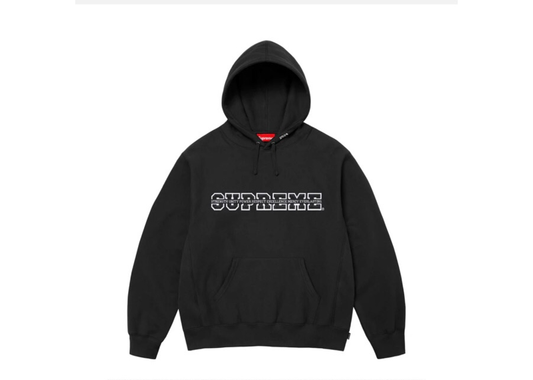 Supreme Collegiate Acronym Hooded Sweatshirt Black