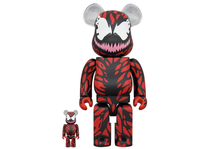 Bearbrick x Marvel Carnage 100%