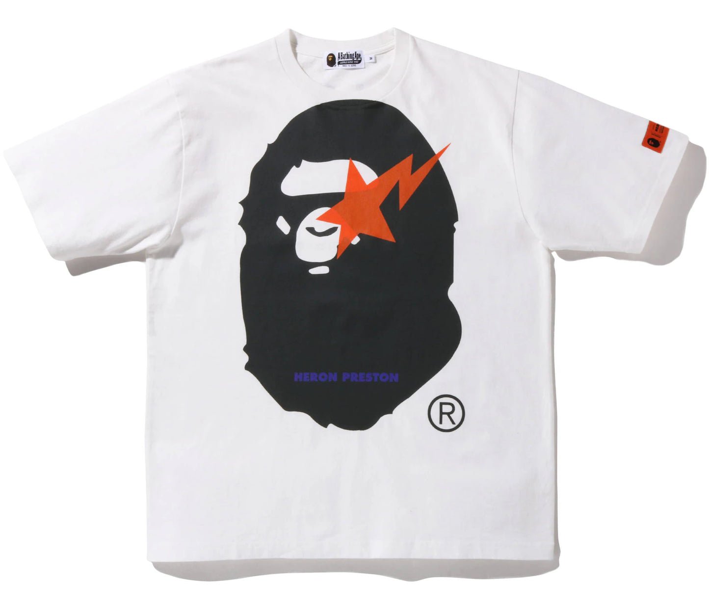 BAPE x Heron Preston Relaxed Fit Tee White